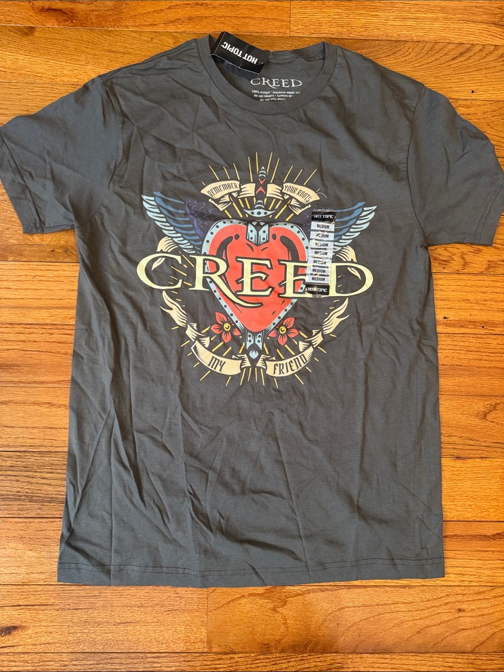 Creed graphic tee, size M never worn